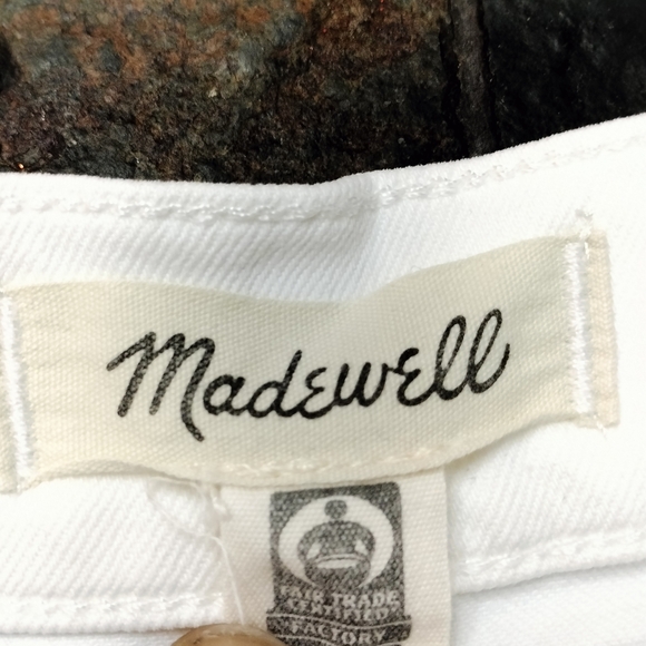 Madewell White Wide-Leg Pants - Picture 3 of 4